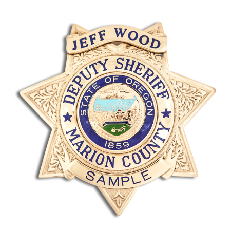 Marion Co Sheriff Badge - ER Badge