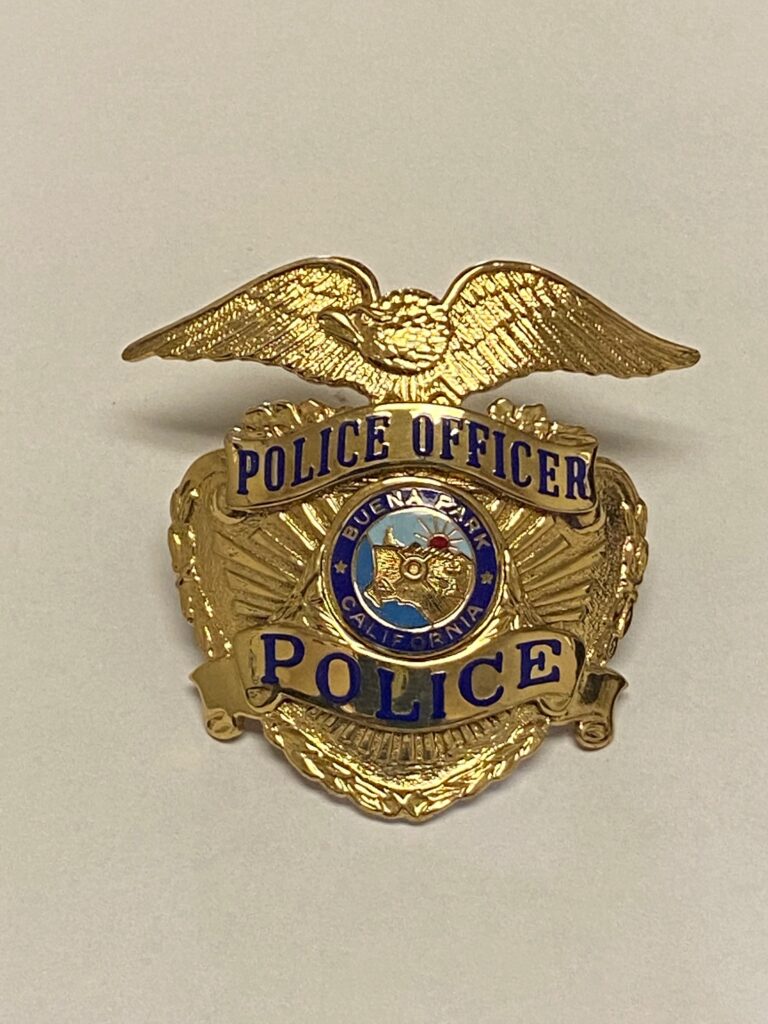 BUENA PARK POLICE OFFICER - ER Badge