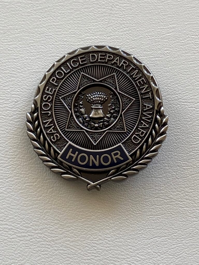 SAN JOSE POLICE DEPARTMENT HONOR - ER Badge