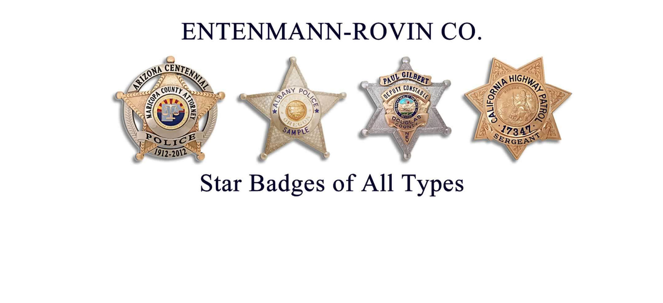 Mini Custom Police Badges
