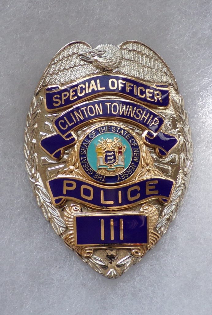 CLINTON TWP POLICE DEPARTMENT ER Badge