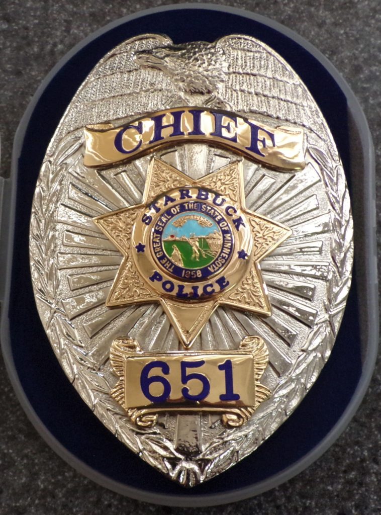 STARBUCK POLICE DEPARTMENT - ER Badge