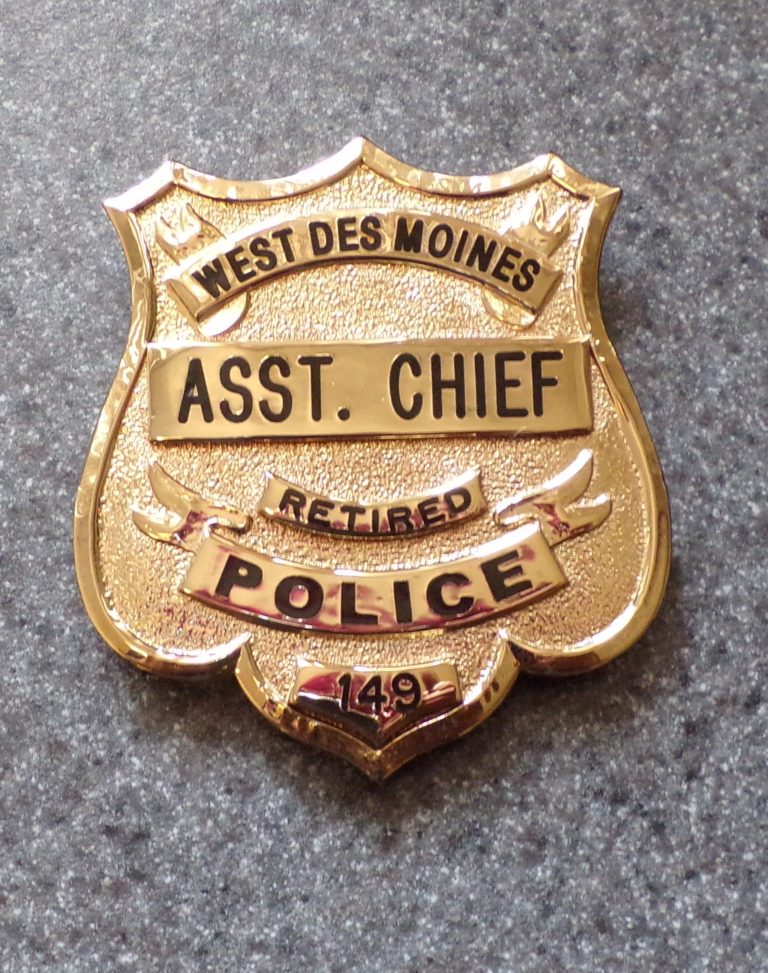 WEST DES MOINES POLICE DEPARTMENT - ER Badge